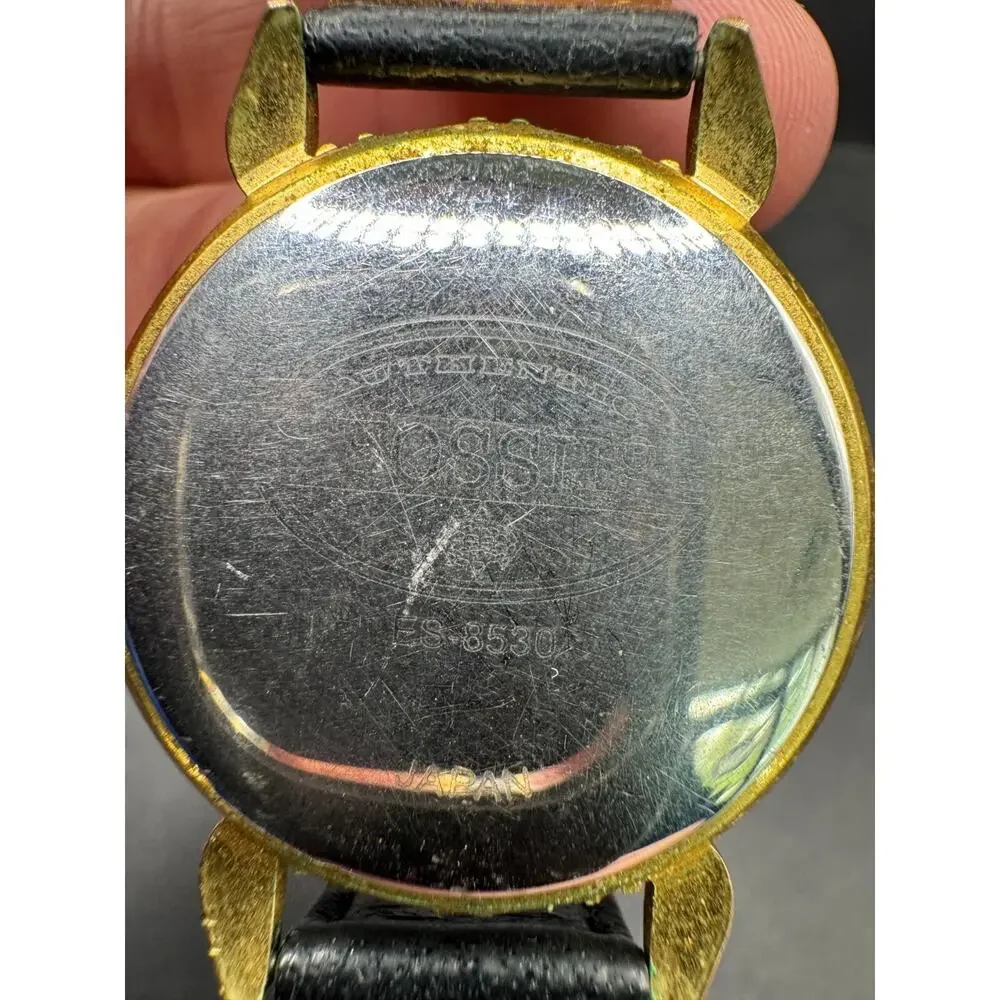 Fossil watch gold